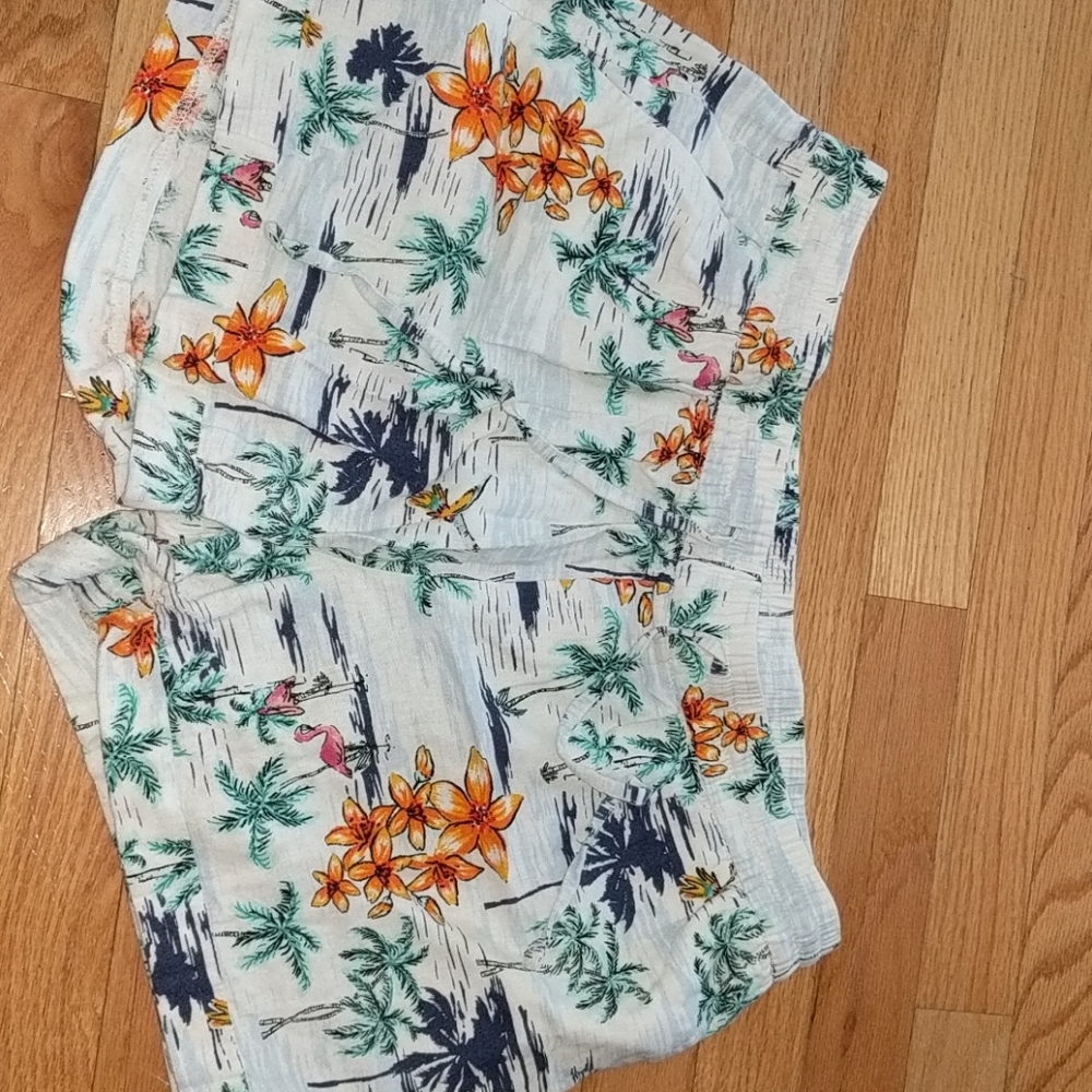 Linen Blend Shorts